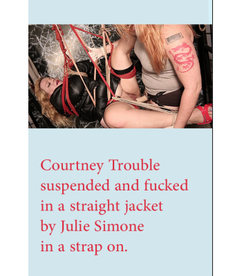 Julie Simone and Courtney Trouble: Rope Suspension Strap On Sex